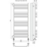 Полотенцесушитель водяной TERMINUS ВИКТОРИЯ П22 500x1196 4620768886652